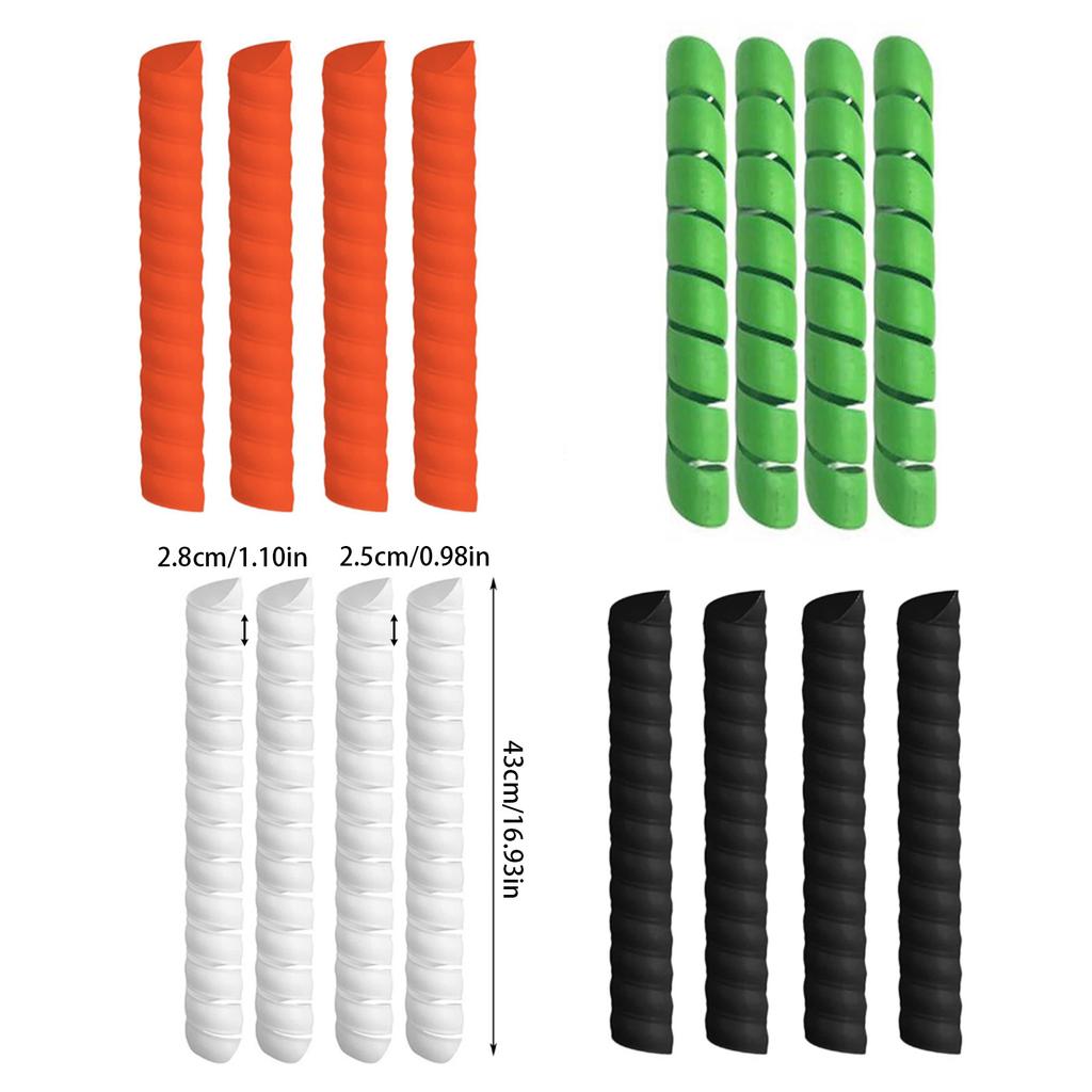 4 шт. Защитные приспособления для стволов деревьев, расширяемые защитные приспособления для деревьев от оленей, покрытия для растений, защищающие саженцы от повреждения солнцем, газонокосилка