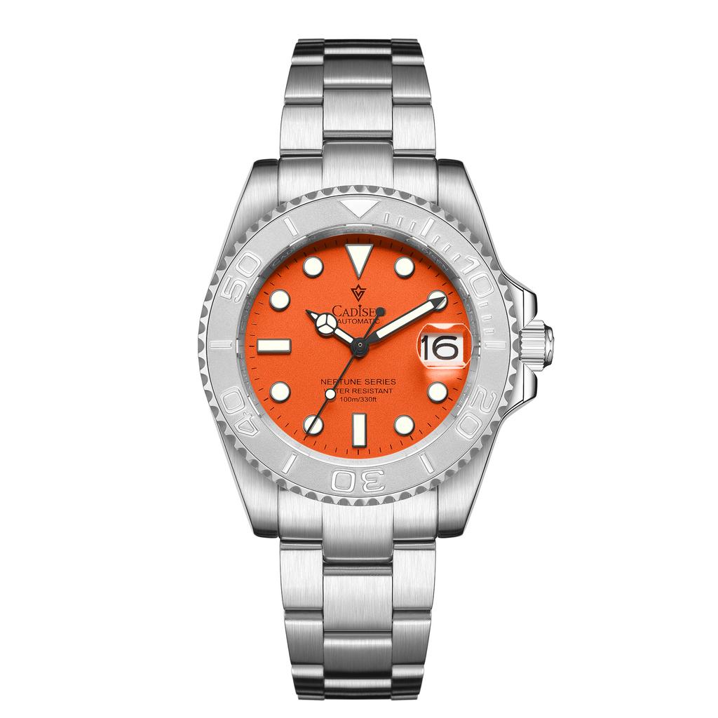 Cadisen 8210 New TOP Brand Luxury Men's Watch With Box Neptune Series Water Resistant 100m/330ft Automatic Men's Mechanical Watches