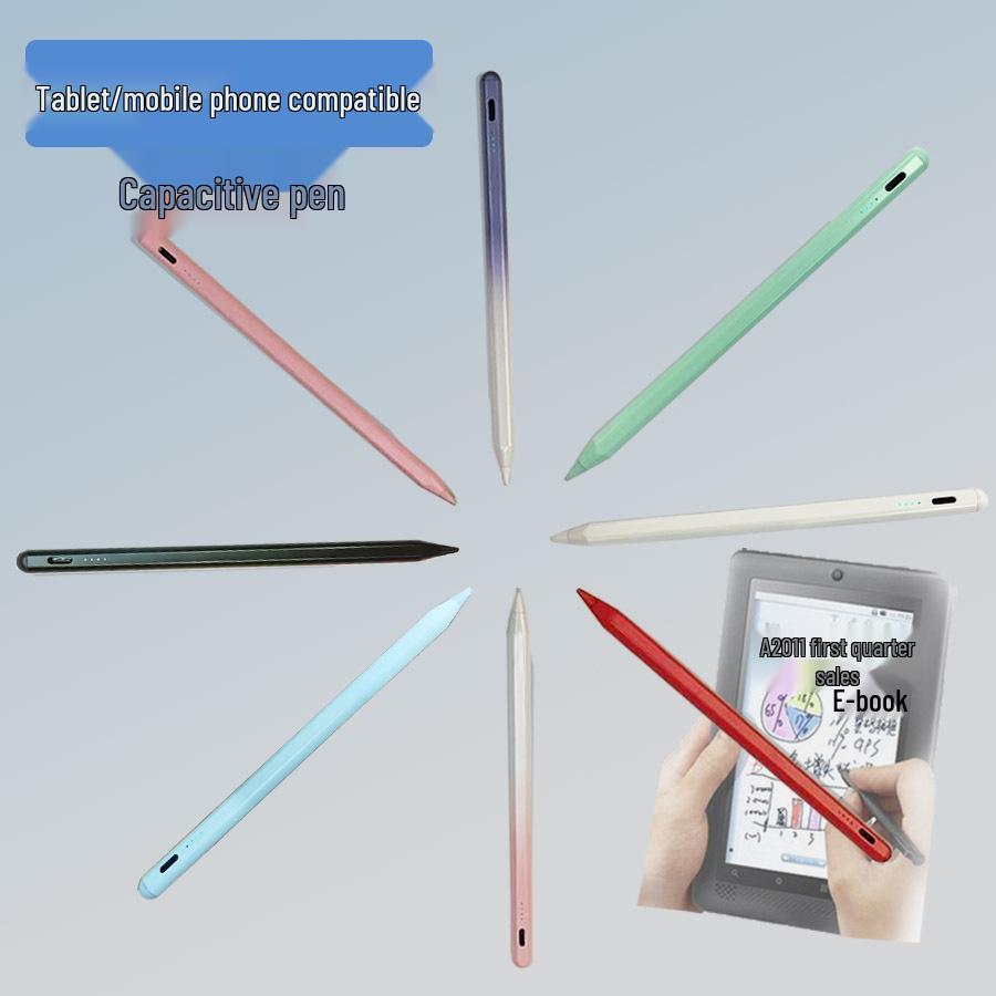 Емкостный стилус с магнитной зарядкой для телефонов Android, планшетов и обучающих устройств