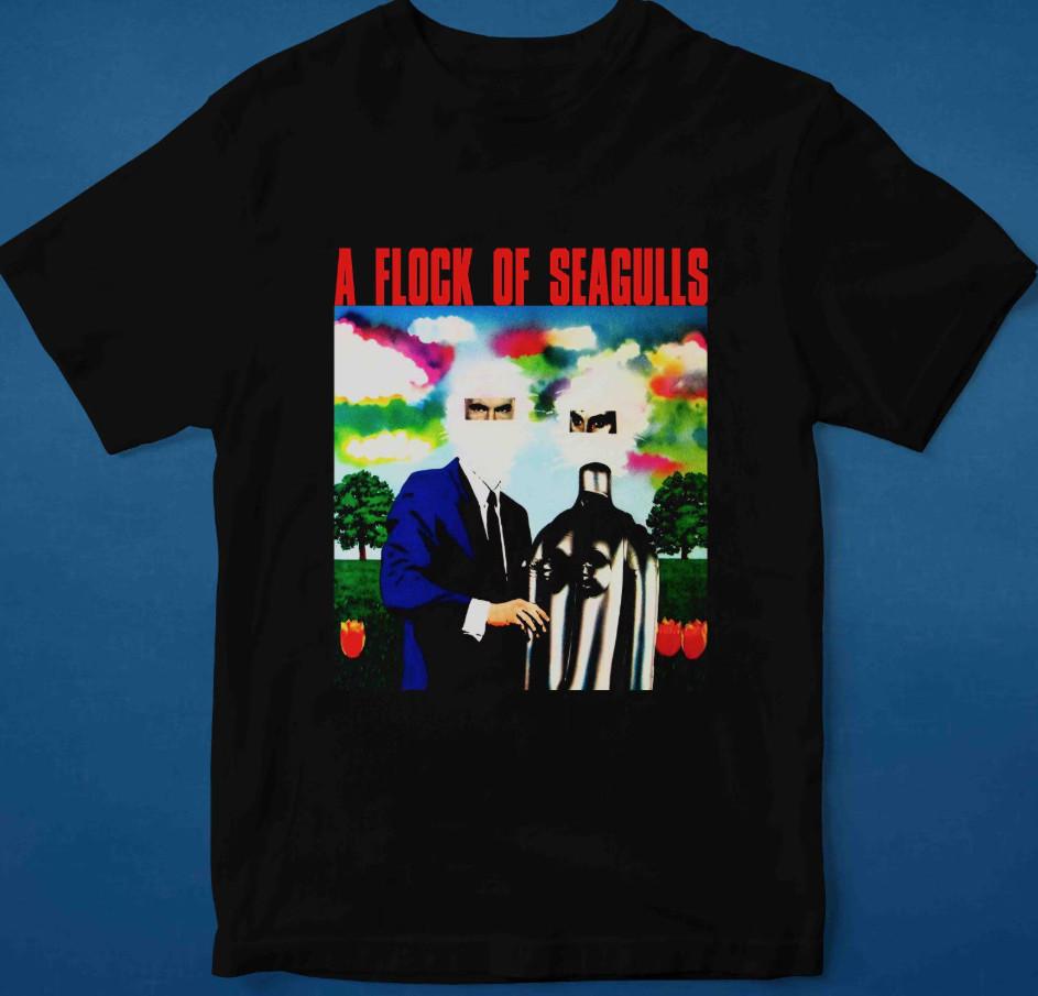 Rock Band A Flock of Seagulls Vintage Unisex TShirt S To 5XL BS559 Unisex T-Shirt