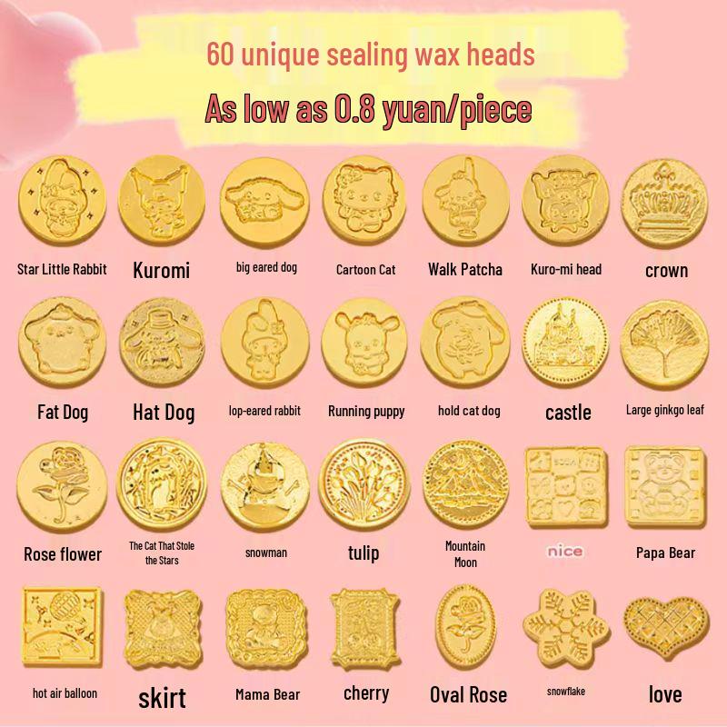 Печь для сургуча с ложкой и силиконовым ковриком-подставкой для печатей