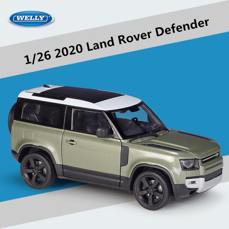 Welly 1/26 Land Rover Defender 2020 Внедорожник Модель Автомобиля из Сплава Литая Металлическая Игрушка Внедорожники Модель Автомобиля Симуляция Детские Подарки