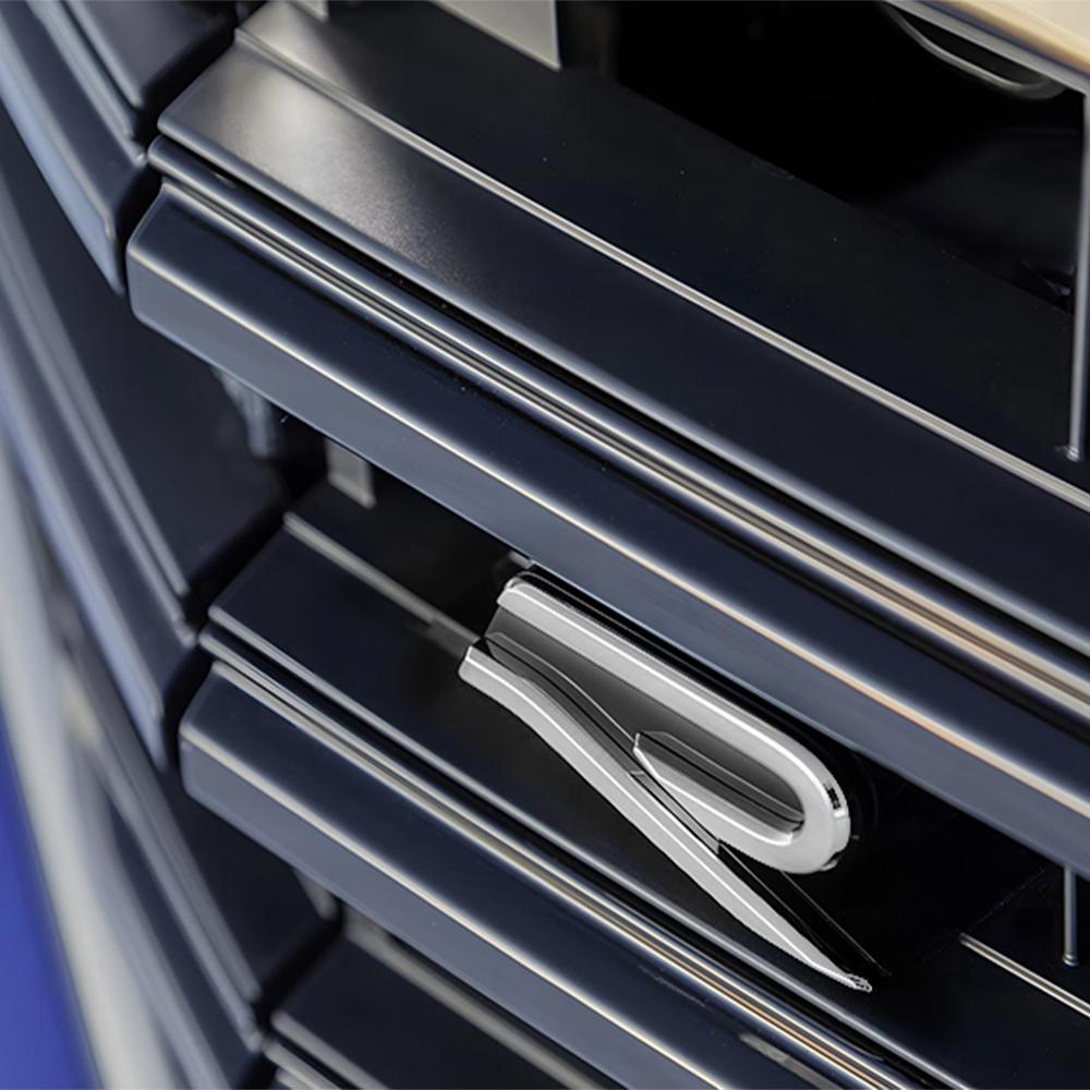 T27Car Hood Front Grille Badge VW New R Logo Sticker Accessories For Volkswagen GTI Golf Polo Tiguan Passat Touareg Magotan Jetta