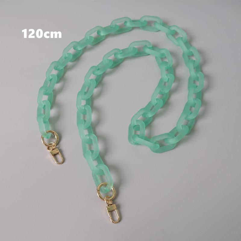 Новая модная женская сумка, аксессуар, съемные детали, сменная цепочка, милый матовый ремешок, женская акриловая цепочка на плечо с ручкой