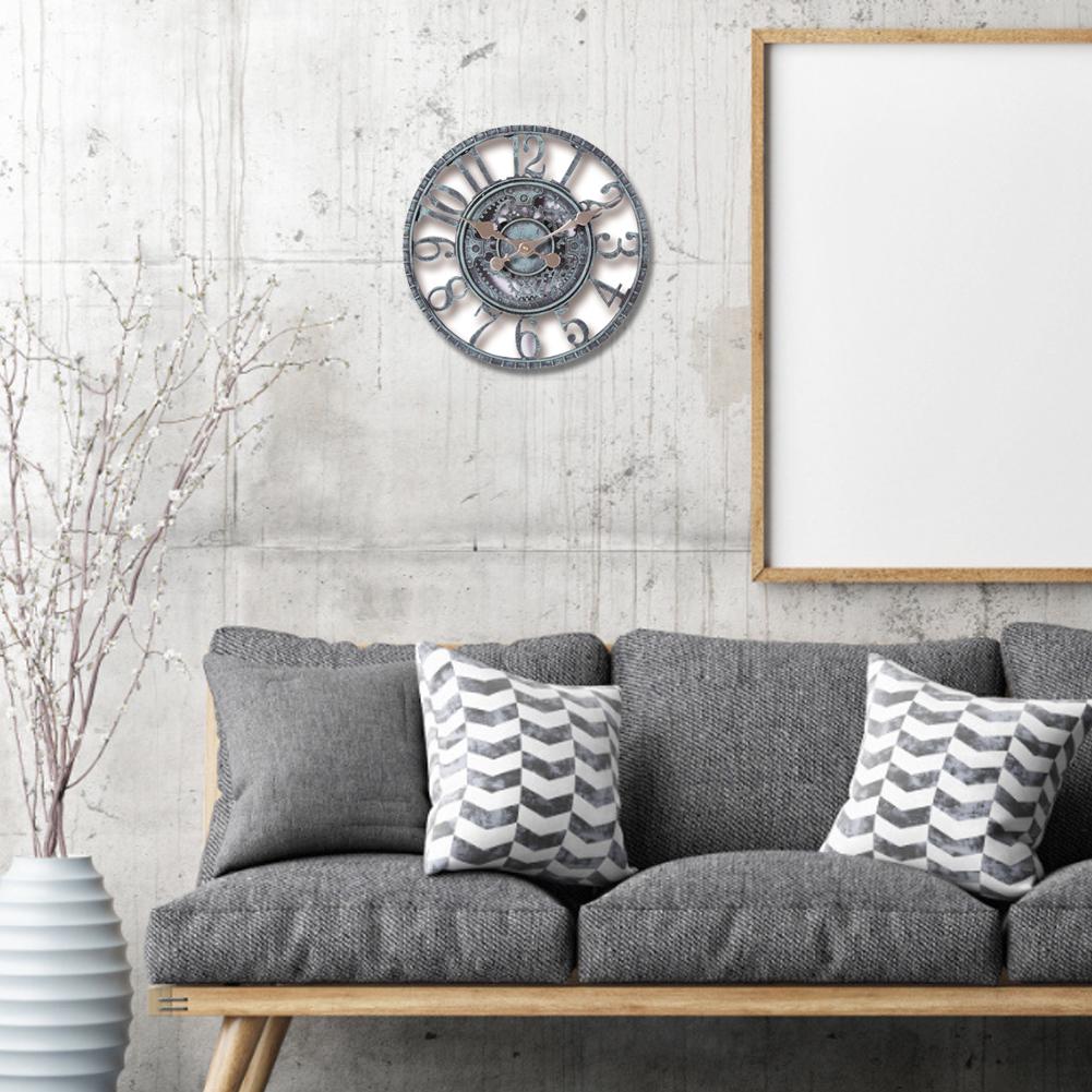 12 Inch Vintage/Retro Wall Clock Garden IP44 Waterproof Decorative Wall Clocks Battery Operated Cloc