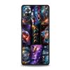 Universe Starry Sky Moon Phone Case Cover for Redmi 14C 10C Note 15 14 13 12 10 11 K40 Pro Plus Soft TPU Shell Shockproof Fundas