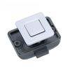 Zinc Alloy Wall Cabinet RV Handle with Hidden Button Lock
