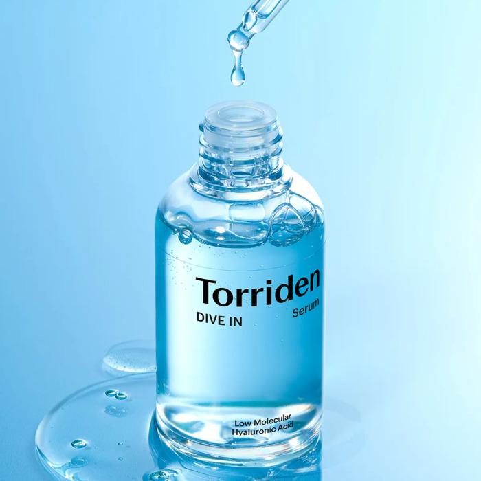 Torriden DIVE-IN Low Molecular Hyaluronic Acid Skincare Set plus Serum 50ml + Cream 80ml + Mask 10 Sheets + Serum 10ml + Toner 50m