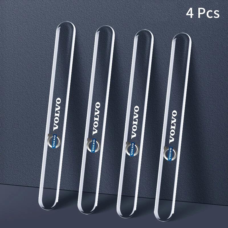 Clear Car Door Edge Protective Stickers Anti-Collision Strip For Volvo Rdesign AWD C30 C70 S40 S60 S70 S80 S90 V40 V50 V60 V70 PH4