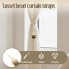 6 шт. Подхваты для штор Практичные держатели для штор с кисточками Без сверления Элегантные декоративные подхваты для штор для домашнего окна