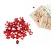 100pcs Small Size Wooden Insect Stickers Ladybugs  Bees Wood Embellishments  Clothing Bag Decor