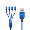 Мультизарядный кабель USB C-разветвитель 3/4/5 в 1 шнур для быстрой зарядки с 3/4/5 Type-C штекерным портом для телефонов планшетов