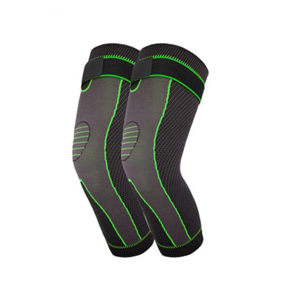 1 пара спортивных наколенников, длинные компрессионные наколенники, наколенники, защита ног для мужчин и женщин, баскетбольный артрит