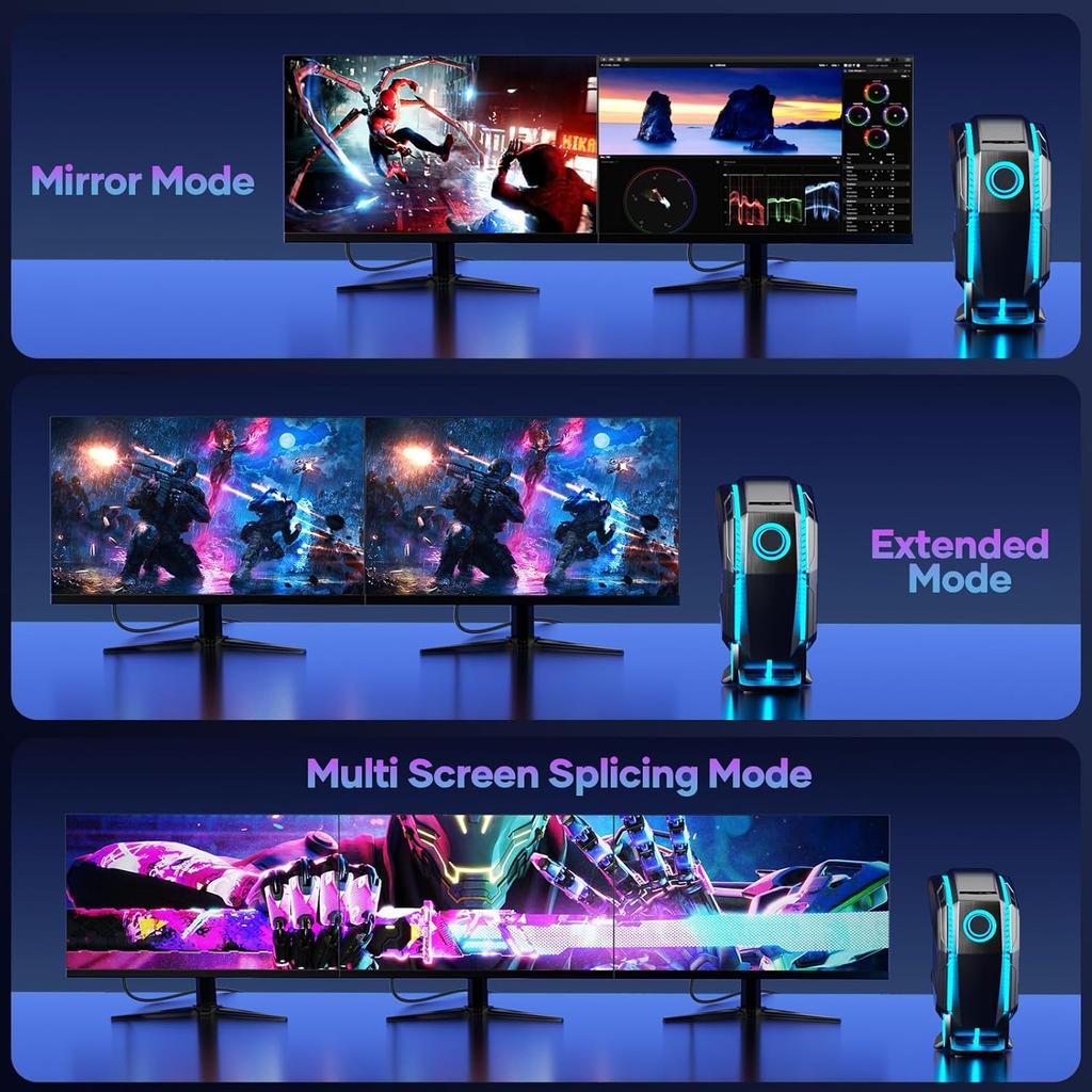 VESA Certified 16K Displayport Cable 2.1 DP 2.1 Cable 16K@60Hz, 8K@120Hz Support 80Gbps HDR, HDCP DSC 1.2a  For G-Sync Gaming Monitor 4090 7900xtx