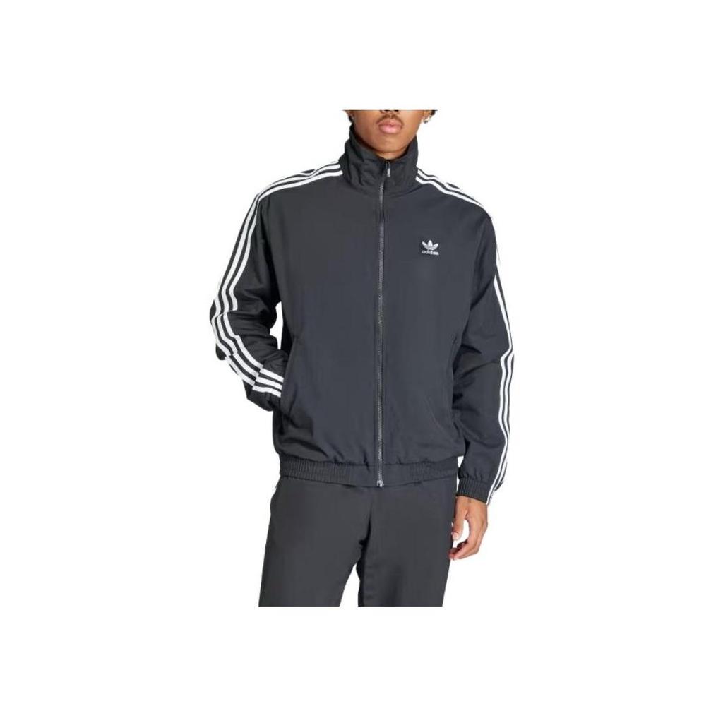 adidas Мужская спортивная кофта Originals Adicolor с плетением Firebird Черный IT2491