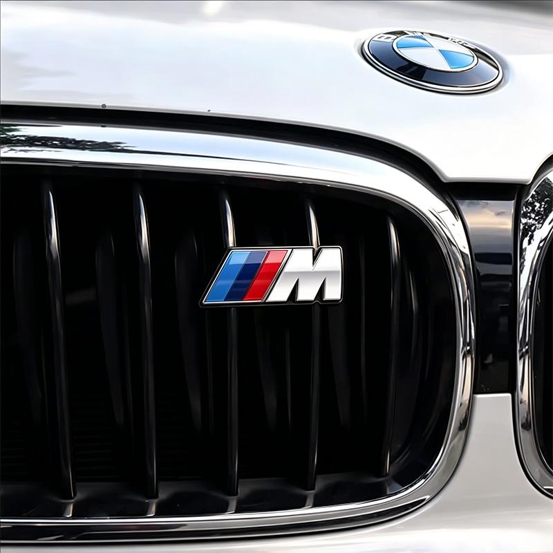 CTCE1 3D ABS/Metal Car Styling Front Grille Badge Emblem Accessory For BMW M E46 E90 E60 F30 F10 E39 E36 F20 G30 G20 E87 E92 E91 E30
