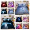 Hot Sell Duvet Cover Animals Quilt Cover King Size Bedding Home Bedclothes Unqiue Design Teen Children Bedding Cover Set