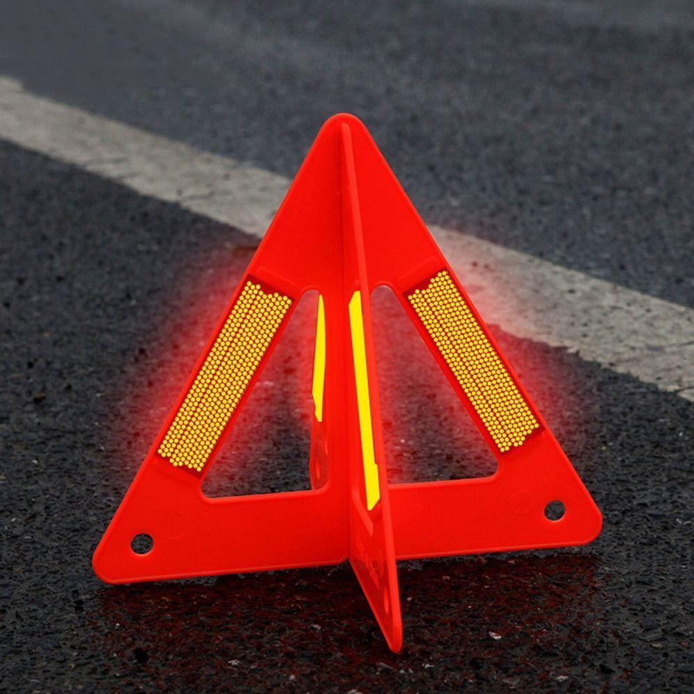 Reflective Cars Stop Sign Stand Red Car Breakdown Warning Sign  Road Emergency Standby