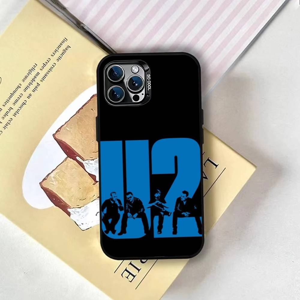 Band U-U2 Phone Case For iPhone 17,16,15,14,13,12,11 Plus,Pro Max,XS,Colorful Silver Phone case Funda Cover