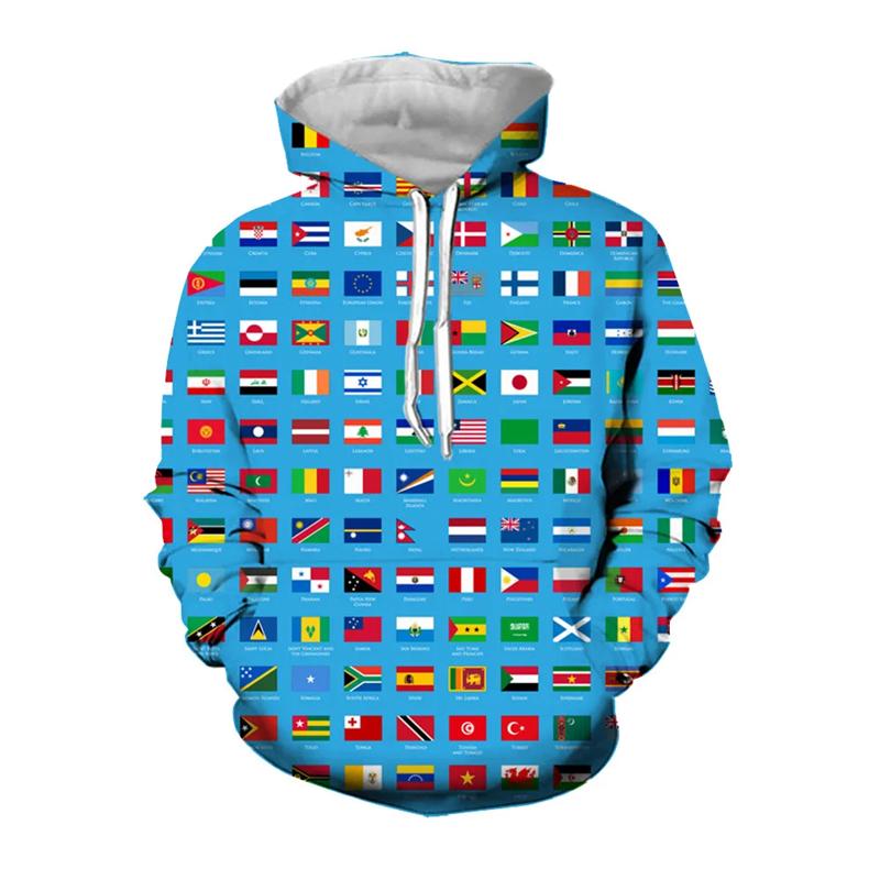 Свитшоты с флагами стран мира, повседневные толстовки с капюшоном для мужчин, одежда для отдыха, уличная одежда, пуловеры, забавные женские спортивные костюмы, топы