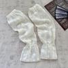 Sweet Chiffon Sunscreen Arm Covers Flower Cycling Gloves Breathable Chinese Style Sleeves  Women
