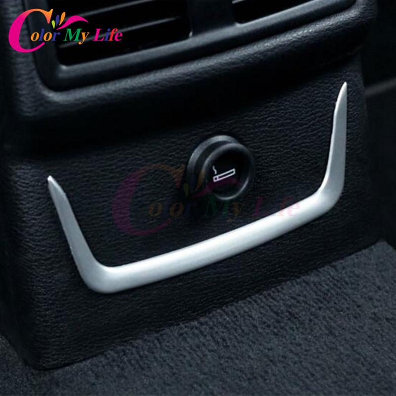 Накладка для украшения заднего прикуривателя автомобиля Наклейка для задних прикуривателей Для BMW X1 F48 2016 2017 2018