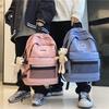 Luo Unisex College Backpack With Nylon And Trendy Printed Design For School