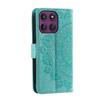 For Motorola Moto G86 5G Stand Case Imprinted Totem PU Leather Wallet Phone Cover with Wrist Strap