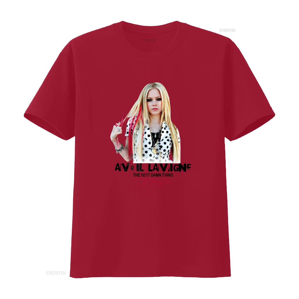 Avril Lavigne The Best Damn Thing Signature T Shirt for Family Fans Sizes S 234Xl H1361 vintage Washed Soft Stylish Breathable
