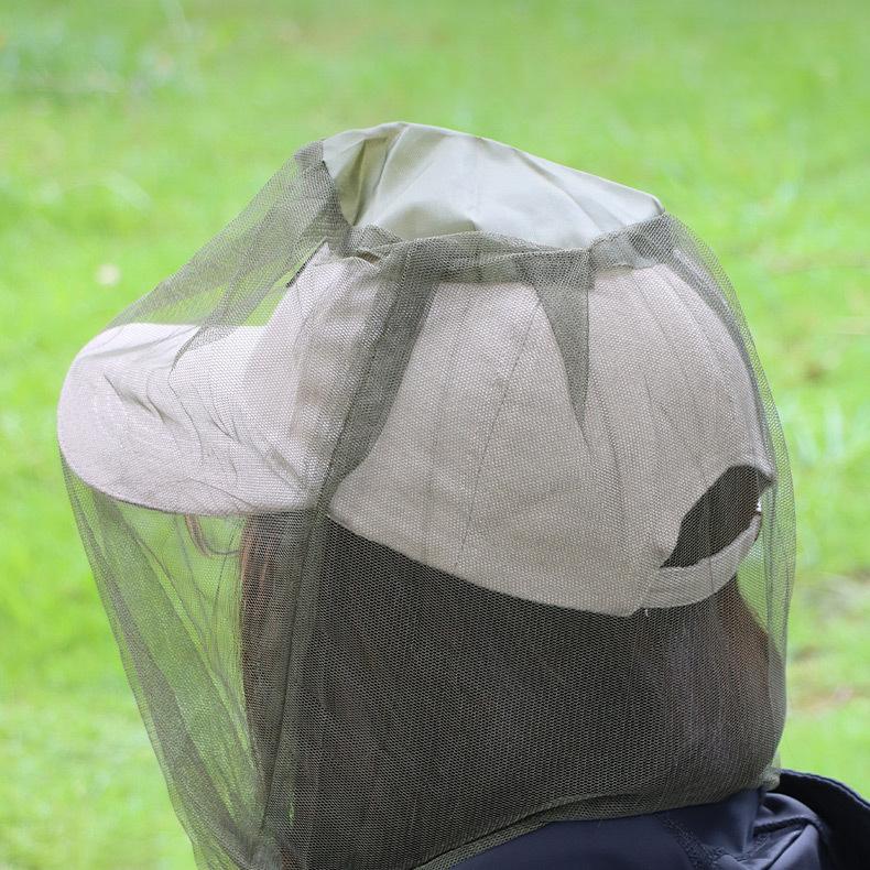 Сетка от насекомых, сетка для кемпинга, защита от насекомых, шляпа от комаров, дорожная маска для лица