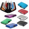 Glossy Multicolored Pocket Waterproof Wallet Business ID Credit Card Purse Cash Holder Aluminium Alloy(Outer) + Plastic( Inner) with Gift Box