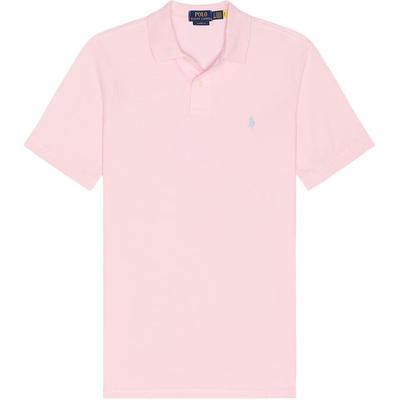 Polo Логотип Вышитый Футболка-поло с коротким рукавом Мужские топы Светло-розовый 710534735-458
