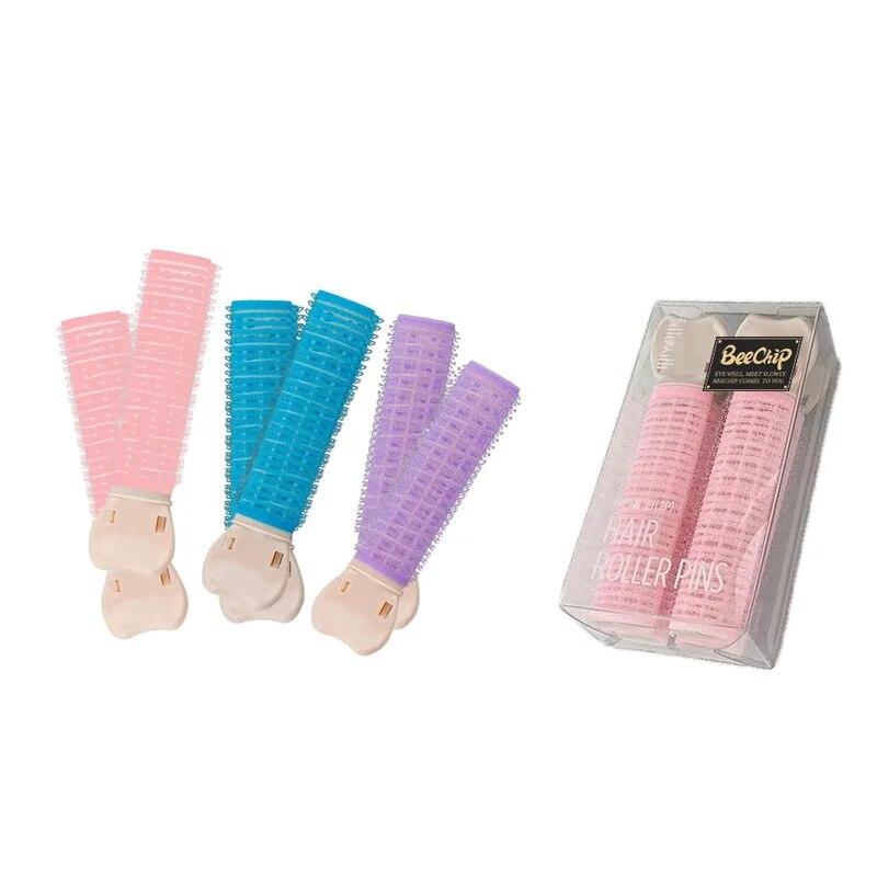 6 шт., зажим для волос с помадой для волос на голове, фиксирующий зажим для волос с помадой, пластиковые заколки для волос, бигуди для волос