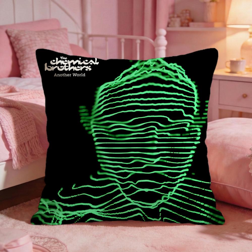 Чехол для подушки The Chemical Brothers Премиум-комфорт Двусторонний чехол для подушки Дизайн «Два в одном» Для любой комнаты Салон автомобиля