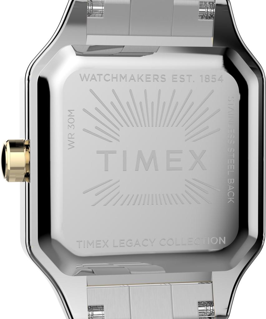 Legacy Watch Кварцевые 3 АТМ Водонепроницаемые Минеральное Стекло Серебристый Циферблат TW2Y23900 [TIMEX] Женские [Оригинал]