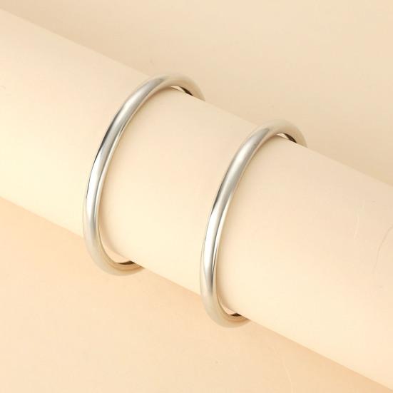 1 пара женских сережек-колец, большие круглые, полированные, железные, легкие, геометрические, индивидуальные, висячие серьги, женские, клубные, вечерние, украшения для ушей