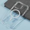 Прозрачный чехол для iPhone 15 Pro Max, совместимый с MagSafe, 1,5 мм, противоударная задняя крышка