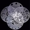 PVC Cake Stencils Birthday Printing Mold Decorating Wedding  Party Kitchen Pastry Tools Accessories