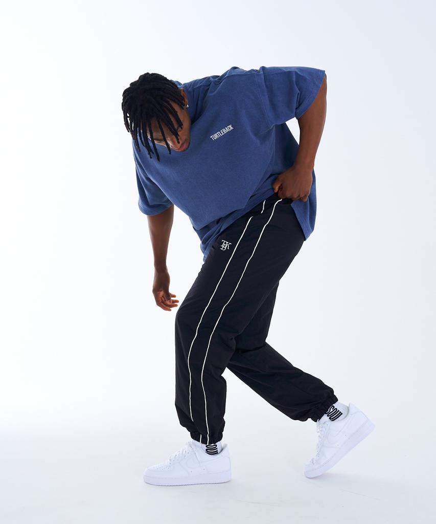 TURTLEBACK Pigment Oversized Short Sleeve Blue