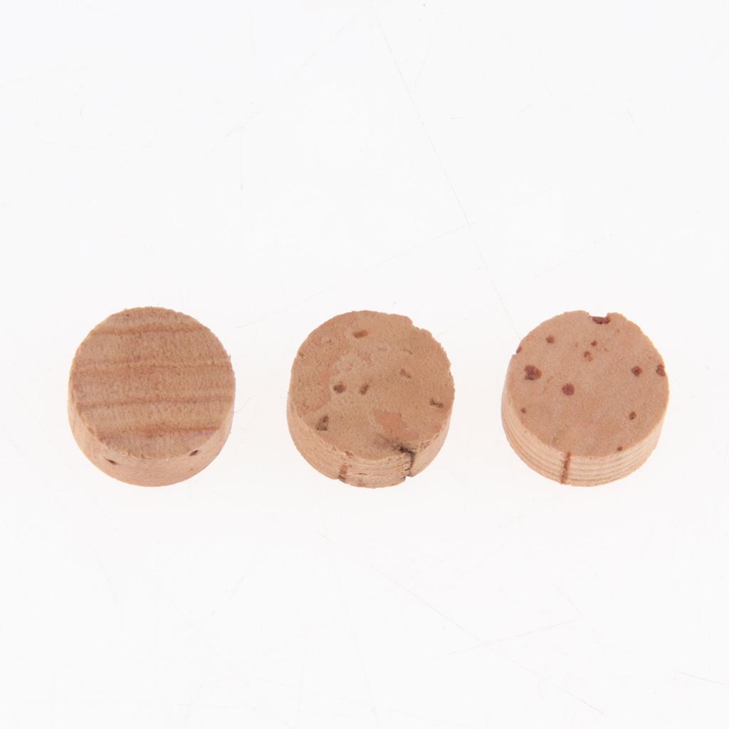 20pcs Cork Trumpet WaterKey Spit Valve Musical Instrument Bottom Piston Valve Cap for Trumpet Water Key Replacement
