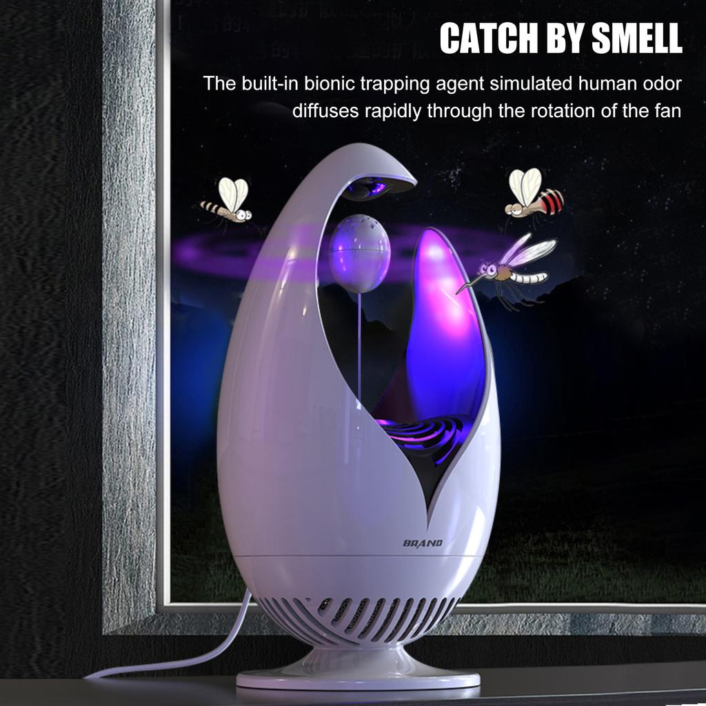 Крытая ловушка для мух, ловушка и убийца комаров с мощным всасывающим вентилятором, электрическая ловушка для москитных убийц