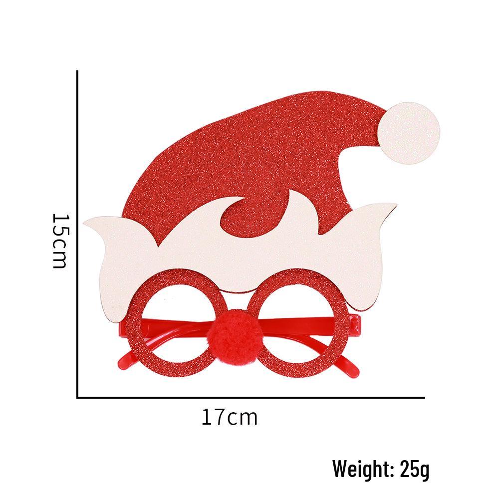 Зарубежные Рождественские Очки с Рогами - Веселые Мультяшные Вечерние Оправы для Детей и Взрослых