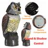 360 Degree Rotating Bird Repellent Fake Owl Decoy Bird Scarer For Pest Control Scarecrow Garden Yard Decor
