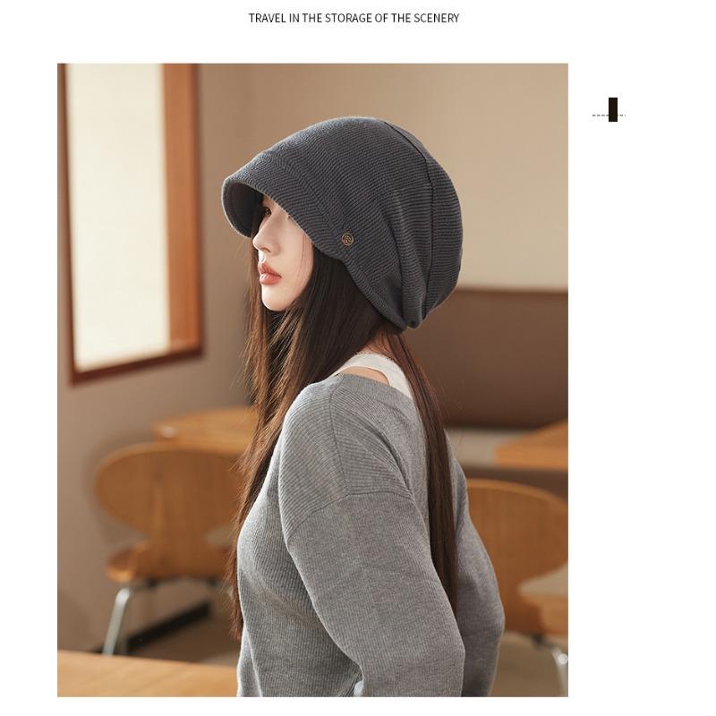 Women S Japanese Style Slouch Beanie Hat For Small Face Large Head Spring Autumn Thin