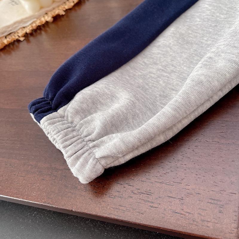 Комплект толстовки с длинным рукавом для мальчиков на весну и осень 2025 года - Комплект-двойка для малышей