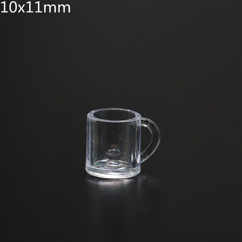 10 шт. мини-чашка для красного вина, имитация мебели, бокал для вина, кубок, декор для кукольного домика