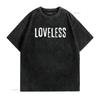 Мужская футболка Loveless Soft Goth Grunge Funny Single Черная X Large винтажная стираная эластичная удобная унисекс дизайнерская одежда