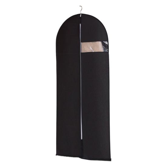 Garment Bag Dustproof Clothing Cover with Transparent Window Zipper Closure Closet Organizer Coat