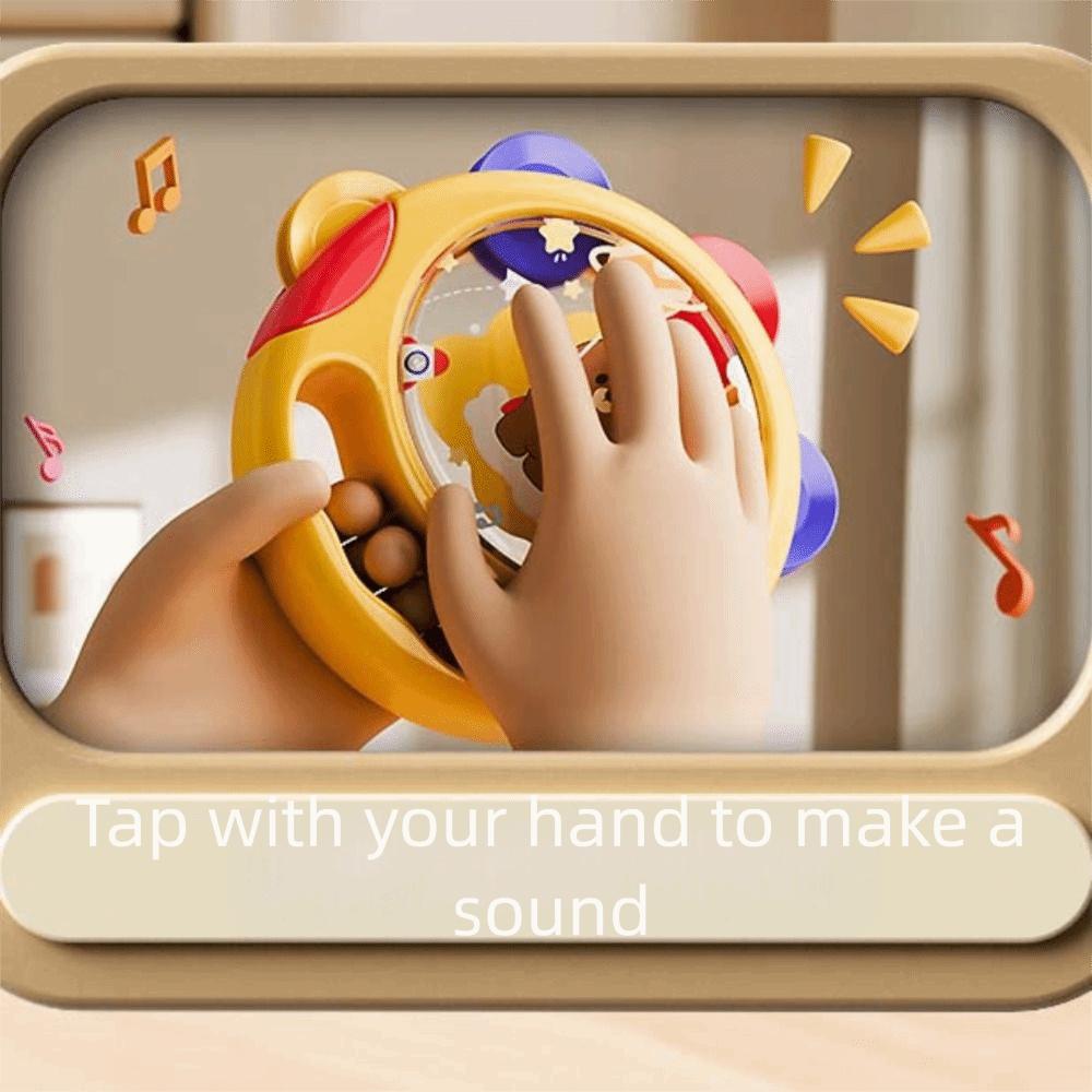 Clapping Drum Hand-held Drums Learning Toys Percussion Sound Toy Baby Tambourines Kids Toy
