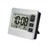 Маленький цифровой будильник для спальни, прикроватный, большой ЖК-дисплей с подсветкой, бесшумная работа,